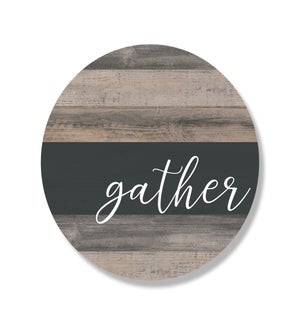 Gather Stripe Whitewash Circle